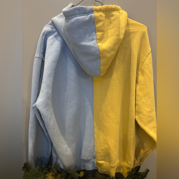 Women’s Care Bears color block blue/yellow zip hoodie Jacket-Sweatshirt cartoon - Picture 9 of 9